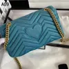 Sacos de veludo de designer de luxo bolsas de ombro feminino