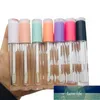 50 stks 5 ml lege lip glanzend buizen mix kleur cap lipgloss tube fles hervulbare lippenbalsem lipstic make-up tools