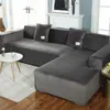 Pluszowe osłony aksamitne w kształcie litery L do salonu kanapa szezlonka lonue narożna sofa sofa elastyczna 220811
