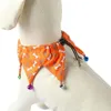 Collari per cani guinzaglio regolabile simpatico toelettatura con campana da festa facile abbigliamento da cucciolo Festival Collar per animali domestici Halloween Casual G334O