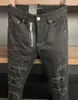Jean DSQ Phantom Turtle Classic Mash Mans Jeans Hip Hop Rock Moto Męs Mens Casual Design Ripped Dians Disterd Dsquare 2 dsquareds DSQ2S DSQS RSX