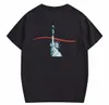 2023S Herren Damen Designer T-Shirts Kurze Sommermode Lässig mit Markenbrief Stickerei Baumwolle Belüftung Designer Kleidung