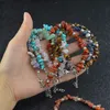 Natuurstone chip armband yoga chakra crystal tijger oog agaat amethist jasper genezende edelsteen stretch armbanden mode sieraden voor vrouwen geschenk