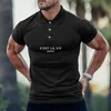 Men S Slim Fit Letter Printing Poloshirt S Polo Solid T Brand Short Sold Summer Man 220728