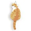 Wall Clocks Creative Clock Naughty Cat Wag Tail Quiet Swinging For Home Bedroom Living Room Decoration211N275z