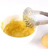 Triturador de patatas plegable, herramientas de cocina de acero inoxidable de alta resistencia, utensilio de cocina conveniente para hacer puré de patatas, verduras y frutas