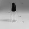 Black White Childproof Lids PET Plastic Dropper Bottles 10ML 15ML 20ML 30ML with Needle Tip Ship by sea will reach you in 25-35days