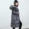 Anbenser Winter Jacket Women Long Parka Fur Collar Casual Slim Woman Coats and Puffer Padded Outwear Coat Plus Size 201027