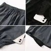 Summer Breattable 2 i 1 Running Shorts Men Snabbt torr gymmet Fitness Bottoms med inre foderträning Sportkläder Anpassad 220704