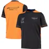 F1 2022 Racing Team Sports T-Shirt Men's Short Sleeve Breathable Quick Dry Top Custom Driver Racing Suit