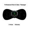 Massageador cervical portátil pescoço volta massageador elétrico pescoço massagem remendo recarregável inteligente pescoço dispositivo de relaxamento 2204266085783