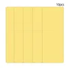 Other Tattoo Supplies 3mm thickness silicone tattoo practice skin 10pcs beginner secant matte yellow large blank