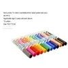 Epacket Gift Sets Washable thick head watercolor pen 12 color pen school children's painting art supplies219I212h