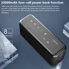 XDOBO X8 MAX 100W PORTABLE THEAPER Trådlös Bluetooth Soundbar BT5.0 Power Bank TWS Sound Box 20000Mah Boombox Audio Player H220412