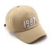 Stingy Brim Hats Topi Baseball Mode Slecplankton pour Wanita et Pria Tambal Katun 1987 Surya Musim Panas Hip Hop Kasual Uniseks 220618
