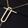 Letter Nose Necklace Pendant Design Women's Diamond S925 Sterling Silver Light Luxury Clavicle Chain with Original Box