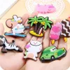 Cartoon Animal Magnet Lodówka Karton Magnesy Pvc Kolorowa naklejka plastikowa lodówka 3D urocza dekoracja wyposażenia domu