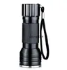 Lila 395nm 21LED 21 LED UV Ultra Violett ficklampa Torch Lampan MINI PORTABLE UV Flash Light för blacklight Osynliga lampor