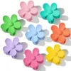 Pinces à cheveux en forme de fleur pour femmes et filles, Barrette griffes de crabe, épingles à cheveux queue de cheval, Barrette de bain, accessoires de couvre-chef