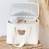 Cute Bear Mommy Bag Pannolino Pannolino Baby Stuff Organizzatore Passeggino Picnic Borsa isolante per mamma Borse isolate Borsa termica da viaggio