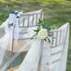 Bouquet de fleurs artificielles, fausses fleurs pour l'extérieur, style Boho, décoration de dossier de chaise de mariage, accessoires de photographie, décorations florales de fête à domicile CL0508