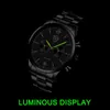 RELOJ HOMBRE FASHION MENT LUXURY BUSINS GOLD STAINLS Steel Quartz Watch Leather Luminous Clock Relogio Masculinon5T7