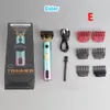 Epacket Vintage T9 Shears 0MM Electric Cordless Hair Cutting Machine Professional Hair Barber Trimmer For Men Clipper Shaver Beard328I