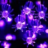 Cuerdas 10/20/40 Leds Halloween Purple Spider String Light Solar/Funciona con batería Casa Jardín Fiesta DecorLED LEDLED LED