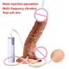 Jouets érotiques pulvérisation des godes d'eau pour les femmes vibratrice du pénis artificiel éjaculation gode réaliste tasse de tasse femelle masturbatrice mx201927951