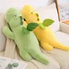 7090110CM Kawaii couché dinosaure jouets en peluche dinosaure mignon avec des ailes en peluche doux canapé coussin de dos pour enfants garçons cadeaux J220729