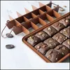 Piatti da forno Teglie da forno Cucina, Sala da pranzo Bar Casa Giardino Padella antiaderente per brownie con divisori Vassoio taglierina 18 Muffin pre-affettati e Cupcak W220425