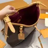 2022-vrouwen handtas met portemonnee crossbody tas vintage schoudertas grote capaciteit slijtages hoogwaardige mode letters bloemenprint verstelbare riemen