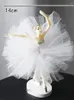 Fournitures de fête Autre Fête Joyeux Anniversaire Blanc Élégant Ballet Filles Décoration Gâteau Topper Mariage Mariée Et Le Marié Pour La Cuisson Amour