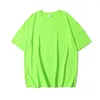 Kvinnors plus-storlek T-shirt L-5XL Kvinnor toppar vanlig färg Kort ärm Summer Streetwear Cotton Big Clothes Crew Neck T-shirts Woman Meli22Wome