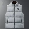 2022 Modemerk Vest herfst winter nieuwe mannen katoenen vestjasje letter afdrukken mouwloze down vest man mannelijke casual jas