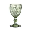 100pcs / lot rétro Vintage Relief rouge Vin de vins de gravure Verre Verre Verre Jus de ménage Boire Champagne Goblet Assorted Goblets SN4908