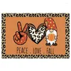 Mattor Thanksgiving Doormats Home Autumn Dwarf Ytter Mat Mattmatta golv inomhus och utomhusdekoration Non-Slip 80x50cm#8Carpets