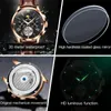Armbandsur mode armbandsur för män automatisk mekanisk klocka vattentätt skelett ihåligt ut manliga horlogor reloj hombrewristwatches