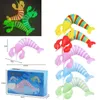 Fidget Toys Sensory Rainbow Luminous Lobster Puzzle Party Favor Anti Stress Educational Decompression Toy Kids Adults Surprise with box 2022