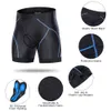 Sports Men's Cycling Underwear Shorts 4D Padded Bike Bicycle MTB Liner Shorts with Anti-Slip Leg Grips