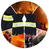 Vijf vingers handschoenen brandweerman bescherming warmtebestendige niet-slip slijtage-resistente brandweerman hand waterdicht