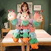 Cm Géant Coloré Mignon Chenille En Peluche Jouet Poupée Avec PP Coton Câlin Animal Grand Insecte Oreiller Pour Enfants Adultes Cadeaux J220704