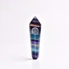 Drop wholesale Natural Quartz Clear crystal ing pipe tobacco point wand with logo Y200106