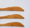 Ostverktyg solid bambu middagskniv återanvändbar bambuost-kniv smörstopp spridare matsal/servering redskap SN4990