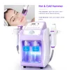 Ny Peneelily Hydro Ultrasonic Water Skin Sceeling Facial Scrubber Hot Cold Skin Care Beauty Machine