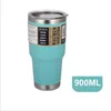 30 20 Oz Tumbler Çift Duvar Su Vaso Soğutucu Termos Kahve Kupa Şişesi Paslanmaz Çelik Şişe Vakum Termos 30oz 20oz Cup