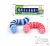 Rainbow Snail Slug Caterpillar Игрушка, которая может высвободить психическое давление Детские рельефные игрушки для рельефа W3