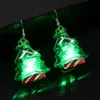 Dangle & Chandelier Cute LED Light Christmas Earrings Santa Claus Drop Jewelry Accessories Gift For GirlfriendDangle