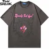 Men Hip Hop T-Shirt Streetwear Graphic Printed Zodiac T Shirt Harajuku Cotton Casual Tshirt Summer Short Sleeve Tops Tees 220621