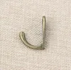 Wholesale- Single Prong Clothes Coat Robe Purse Hat Hook Hanger Antique Bronze 3.4 cm x 1.4cm(1 3/8" x 4/8") SN4919